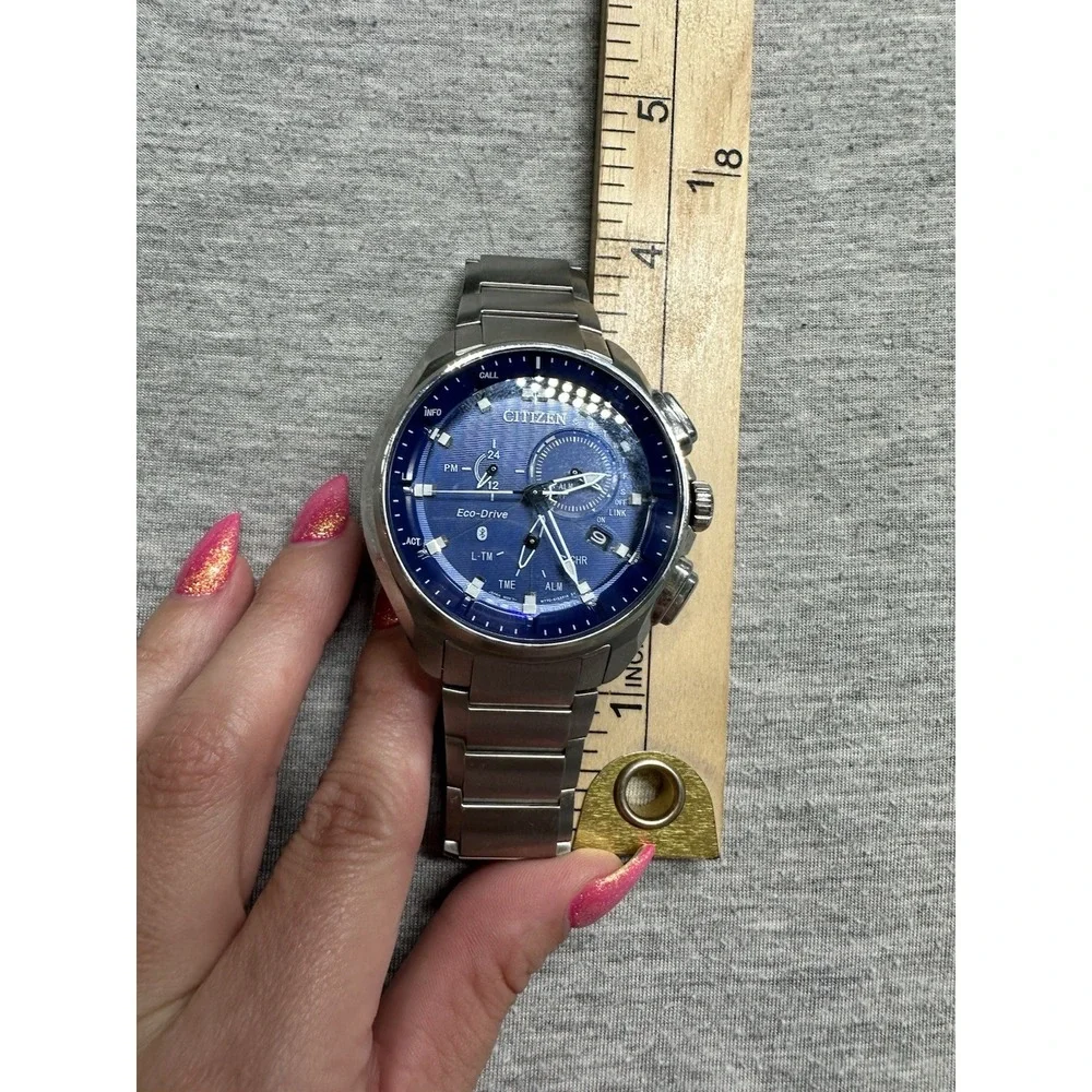 Citizen Men's Eco-Drive Proximity Pryzm‎ Bluetooth Chrono Watch 48MM BZ1021-54L